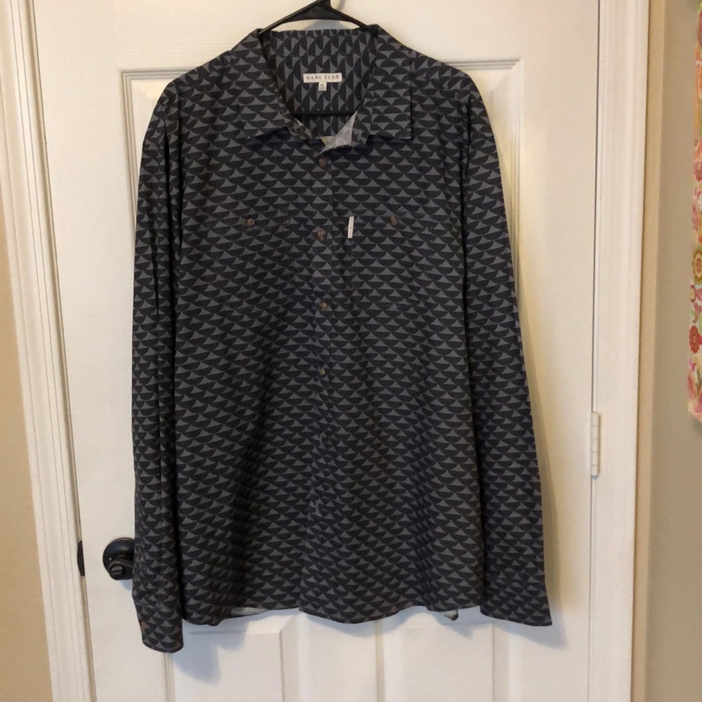 Marc Ecko button down long sleeve shirt XL